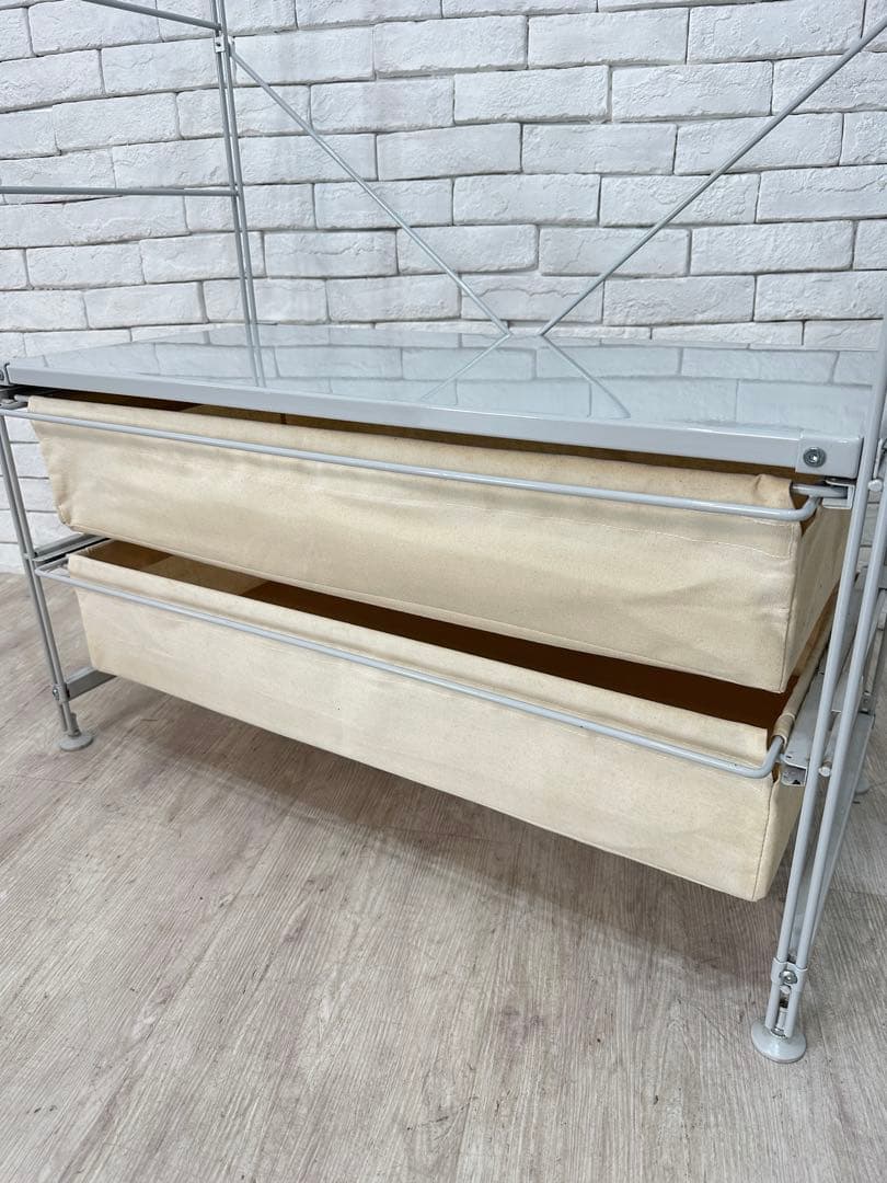 【東京都内23区配送無料】無印良品　ワードローブ　衣装　ハンガー　シェルフ　棚