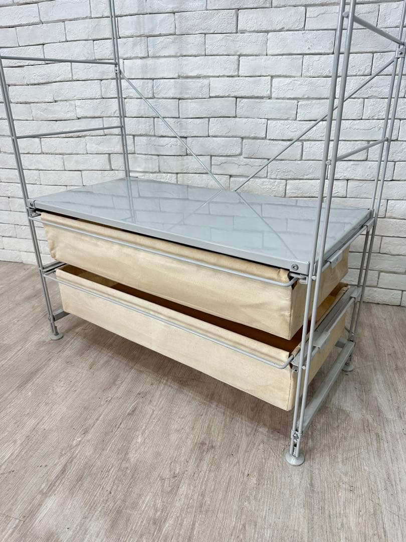 【東京都内23区配送無料】無印良品　ワードローブ　衣装　ハンガー　シェルフ　棚