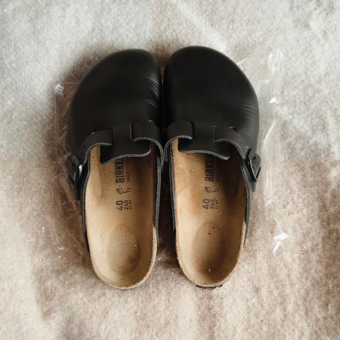 Birkenstock ボストン　サンダル　レザー　40