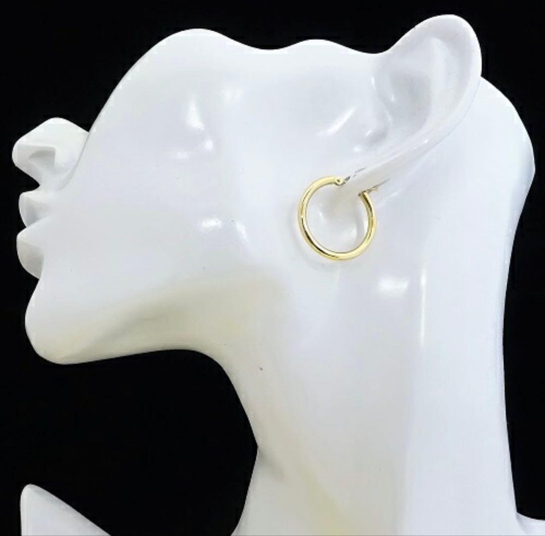 18kフープピアス