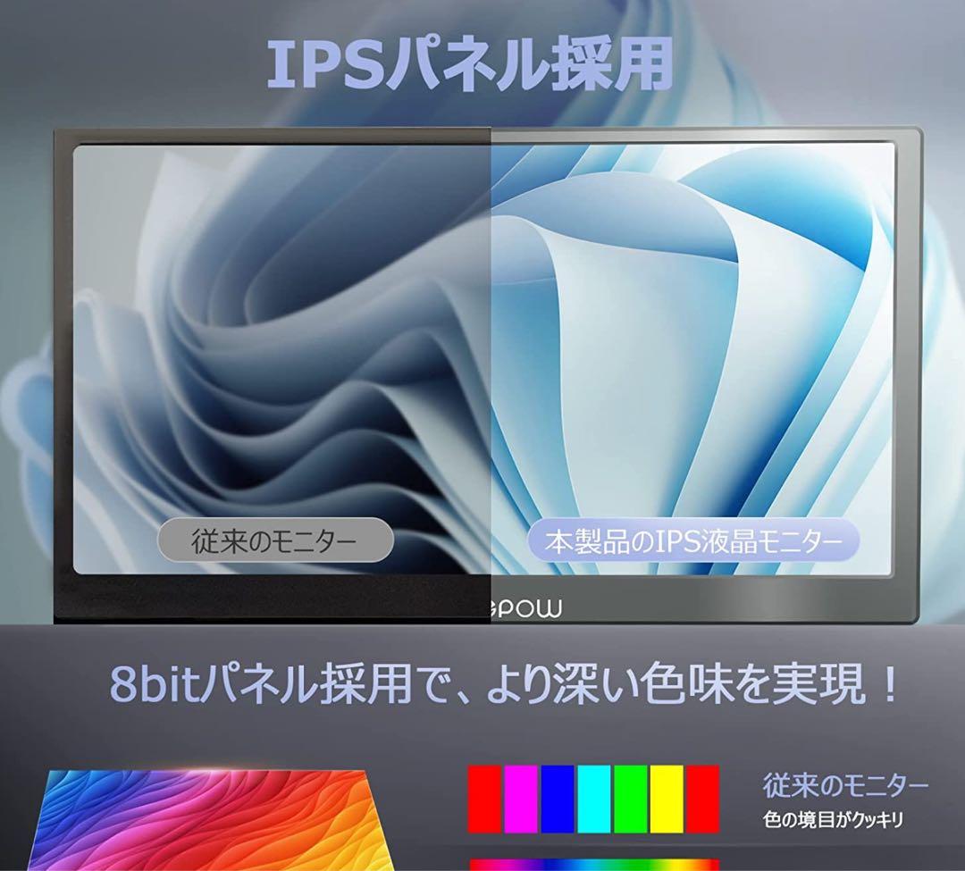 新品　モバイルモニター モバイルディスプレイ 15.6インチ Lepow C2