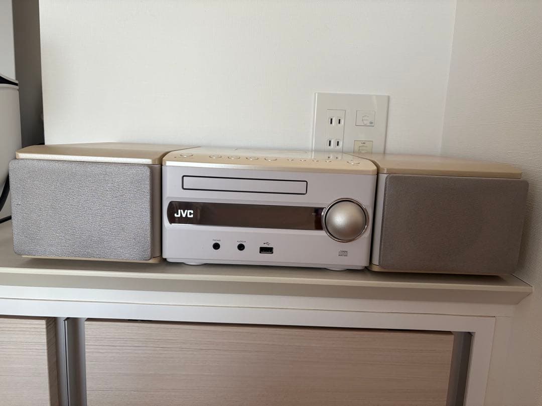 JVC ウッドコーン ミニコンポ EX-S3-C USBポート付き