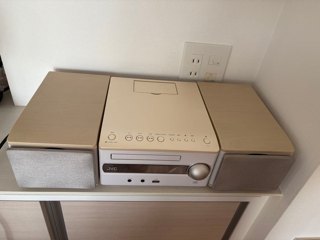 JVC ウッドコーン ミニコンポ EX-S3-C USBポート付き