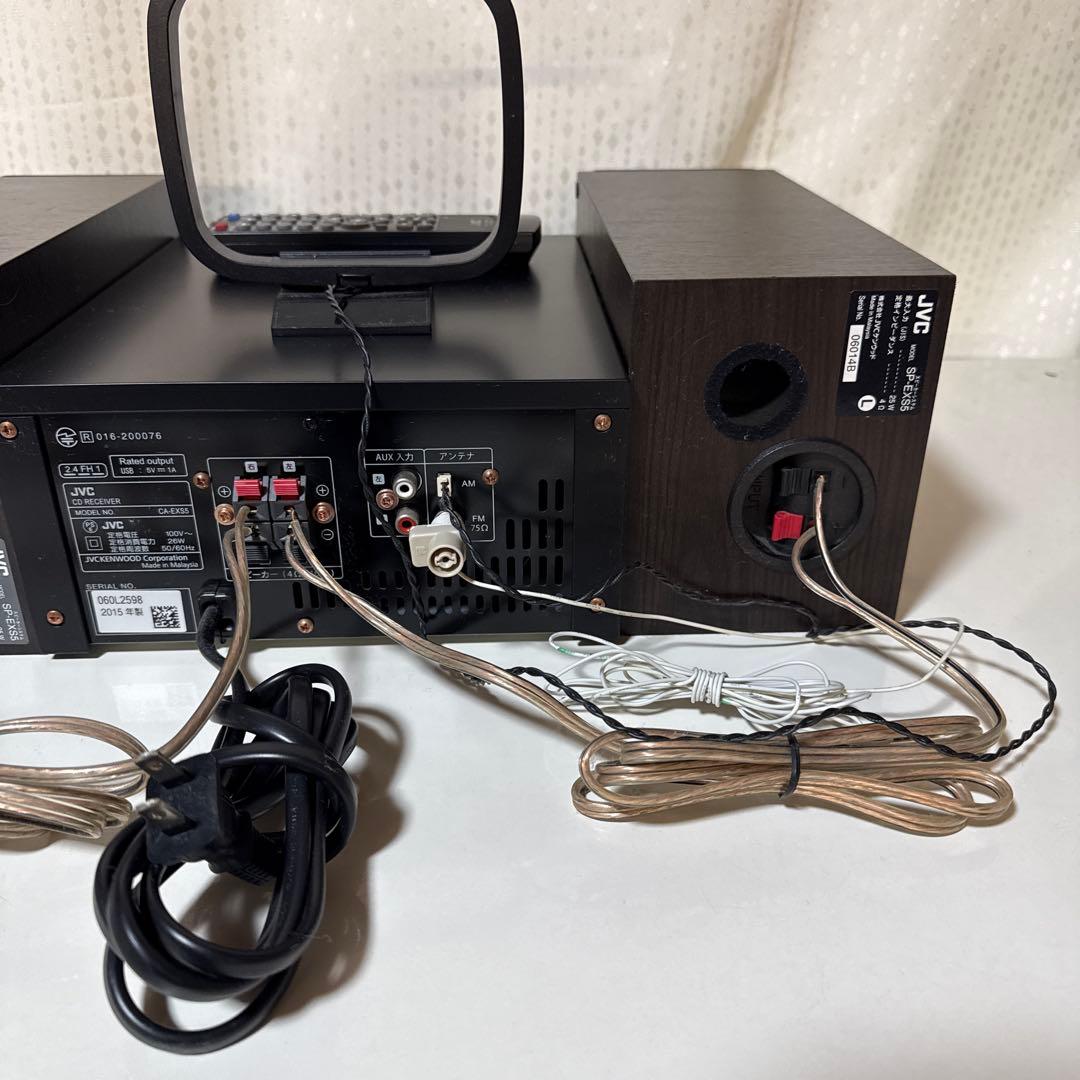 JVC ミニコンポ CA-EXS5 CD USB BLUETOOTH ラジオ