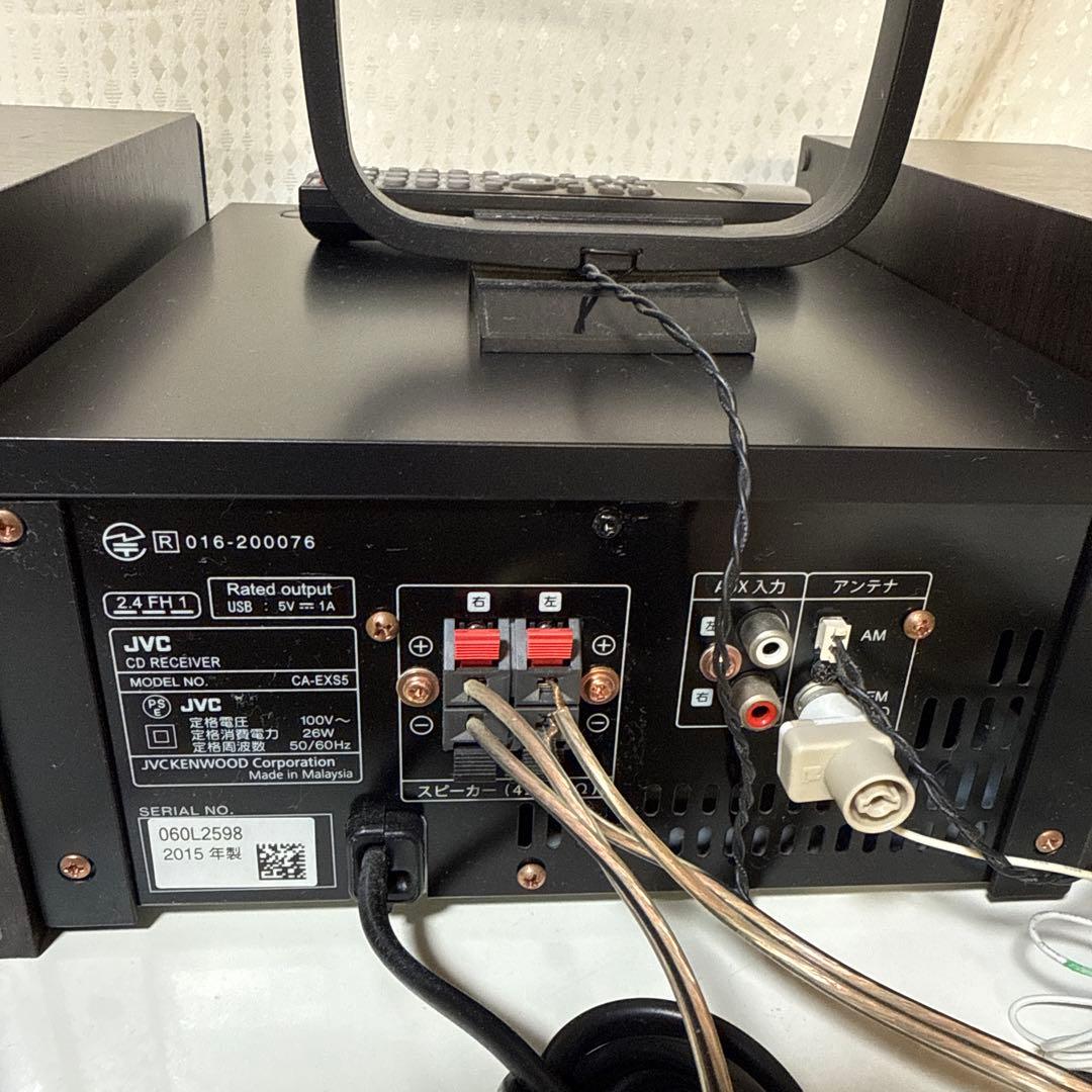 JVC ミニコンポ CA-EXS5 CD USB BLUETOOTH ラジオ