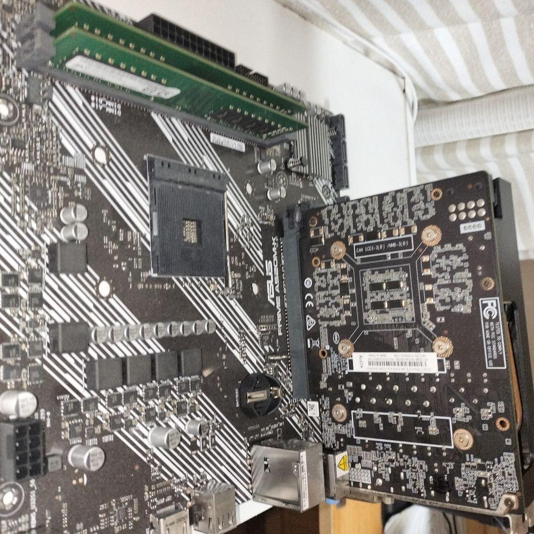 グラフィックボード・グラボ・ビデオカード ASUS PRIME A520M-K + gtx1660Super