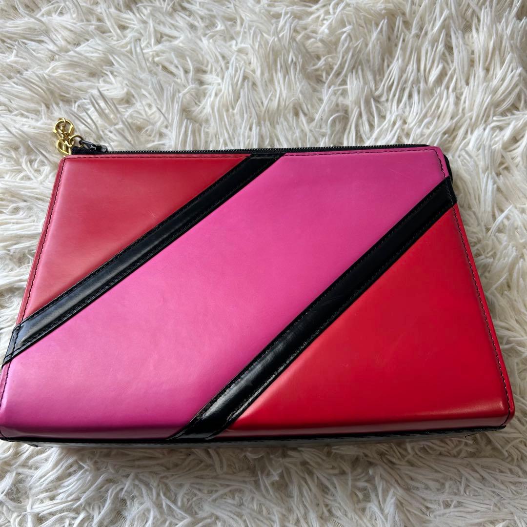 極美品 イヴサンローラン バイカラー バック