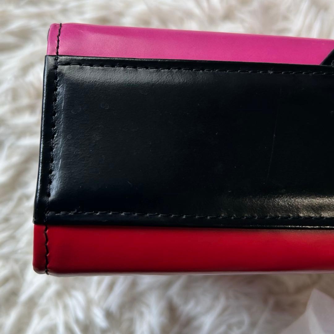 極美品 イヴサンローラン バイカラー バック