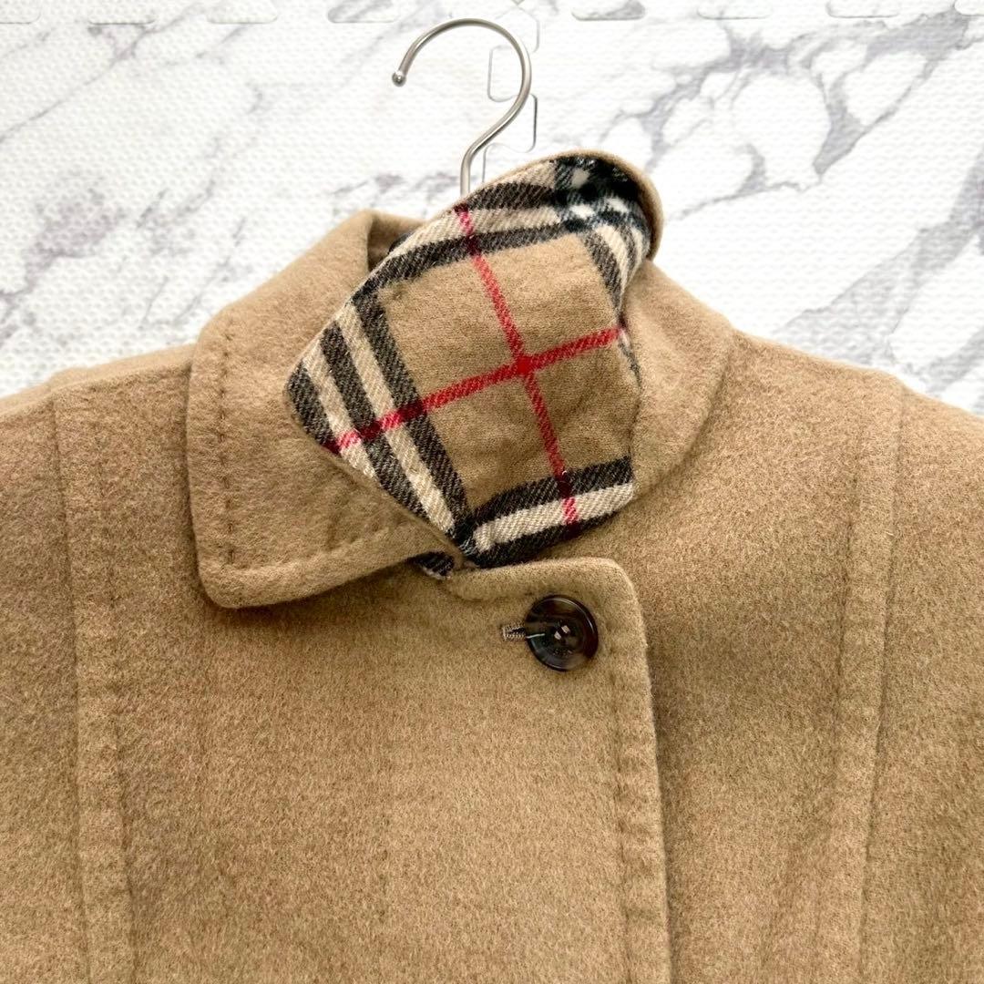 美品✨バーバリーロンドン ダブルフェイス カシミヤ ノバチェック ウールコート