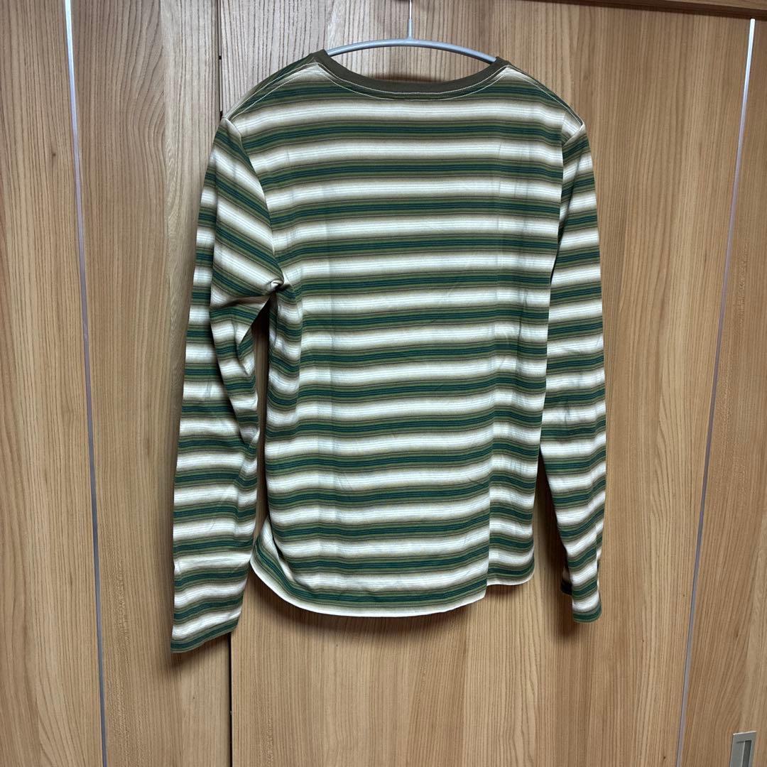 トップス AURALEE GRADIENT STRIPE JERSEY L/S TEE