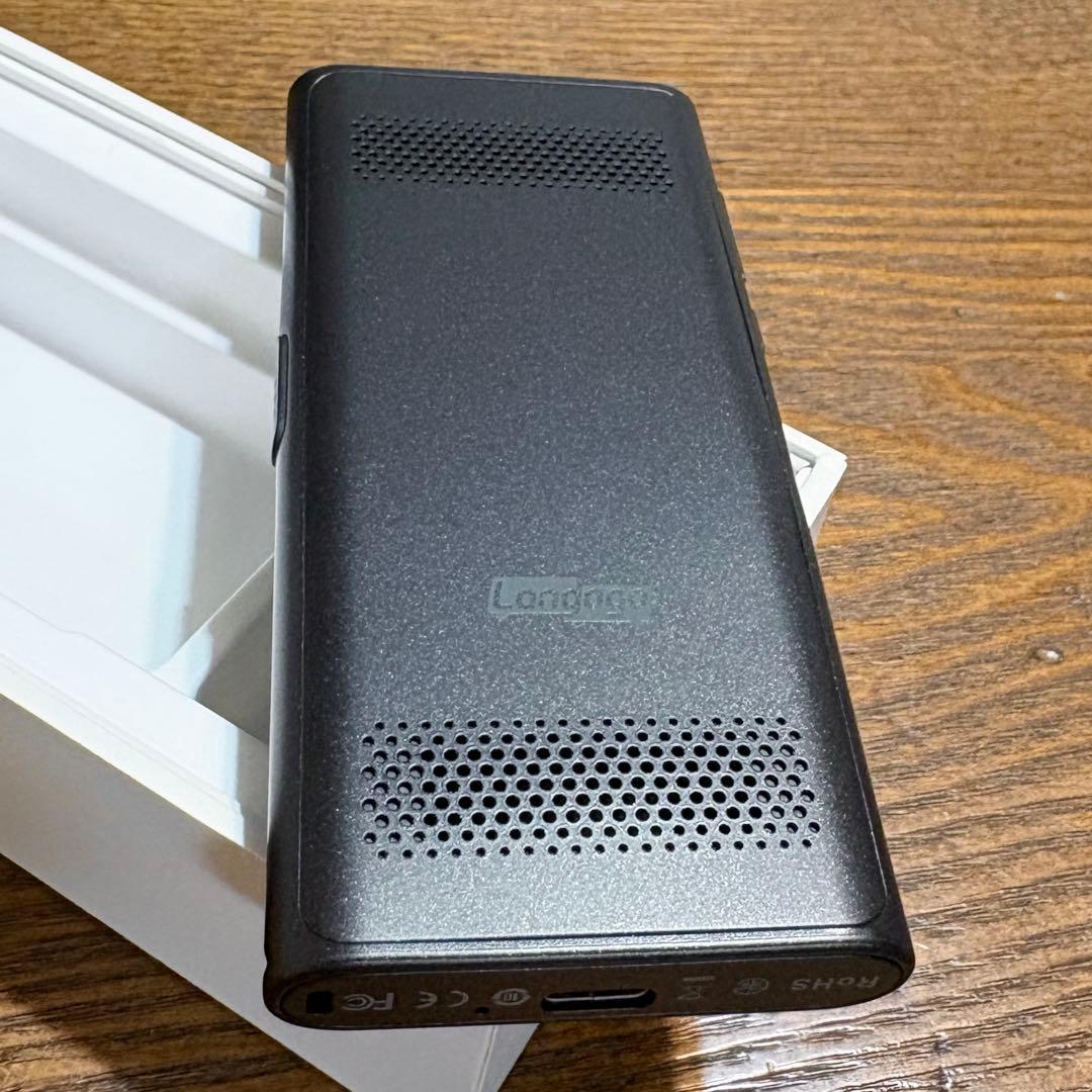 ★美品★ Langogo 音声翻訳機 (画面保護フィルム＆専用ケース付)