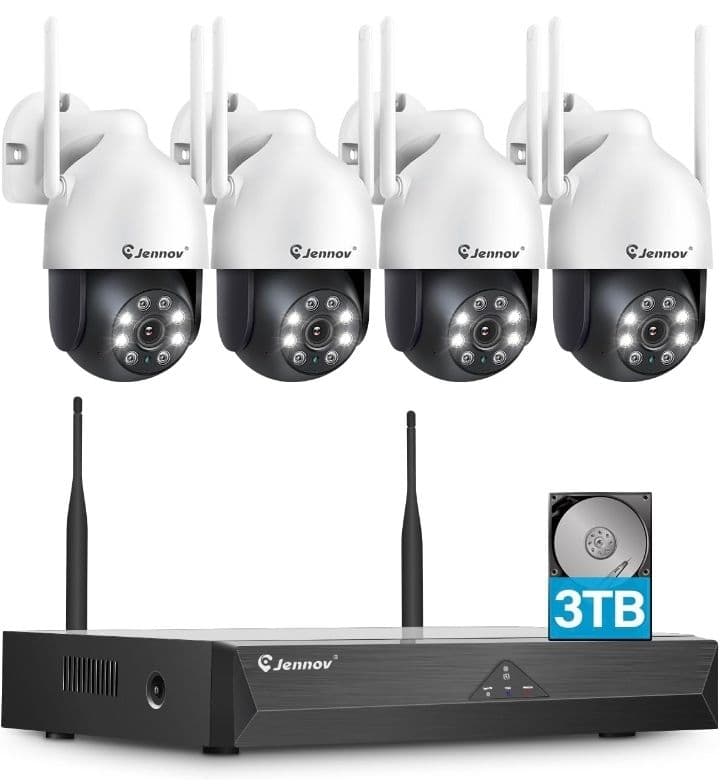 ★新品未使用　監視カメラ　防犯カメラ４台セット