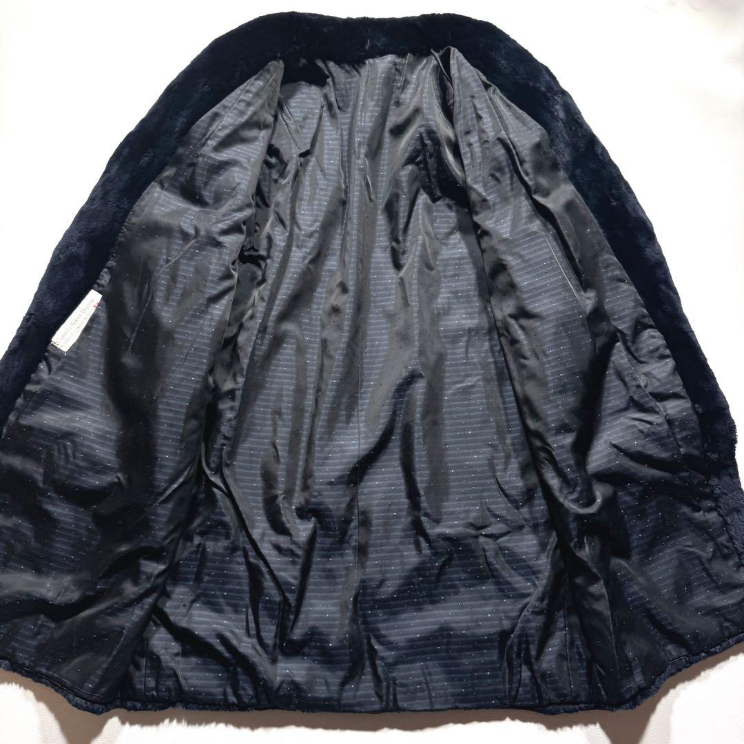 カナダセレクトビーバー リアルファー ファーコート 本毛皮 金ボタン