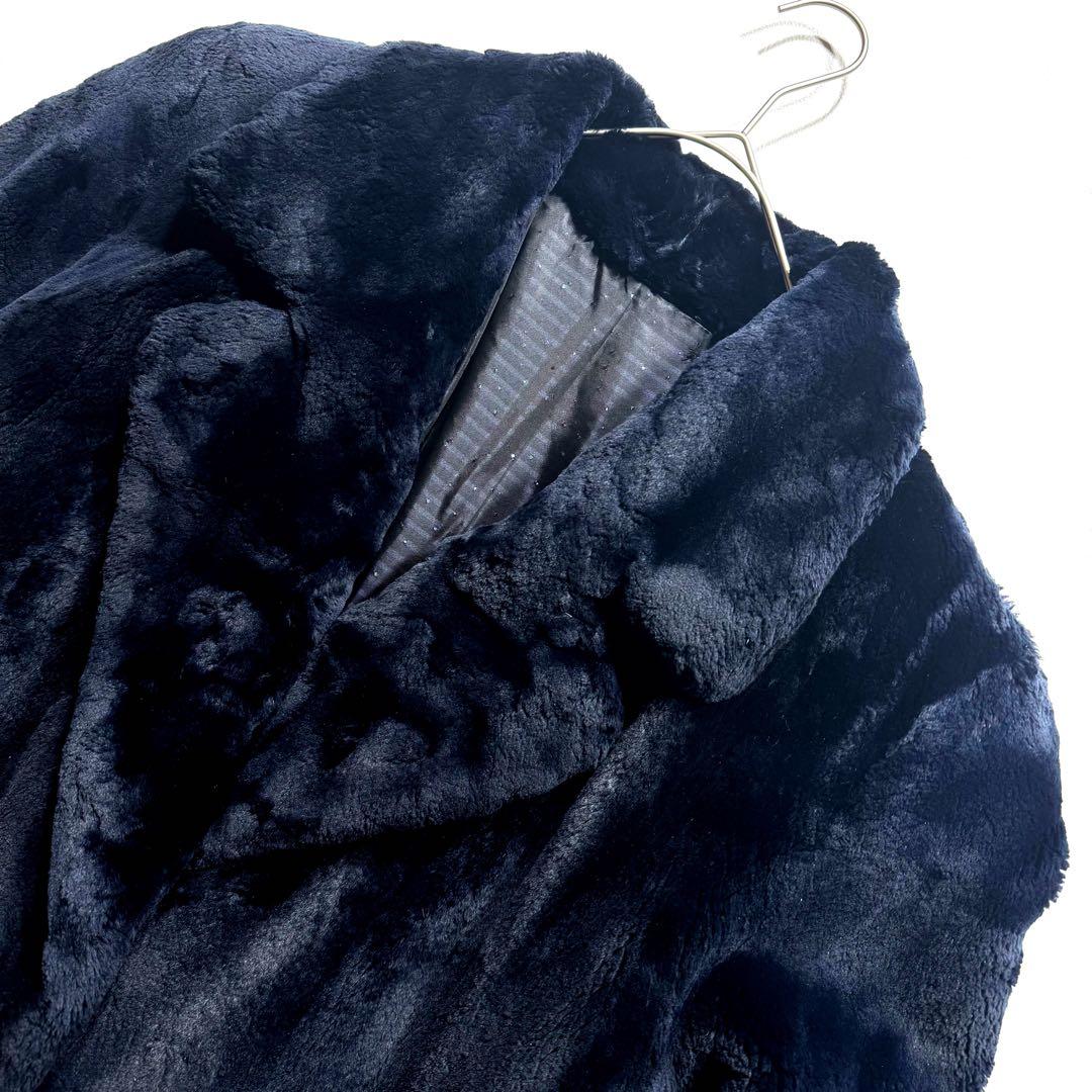 カナダセレクトビーバー リアルファー ファーコート 本毛皮 金ボタン