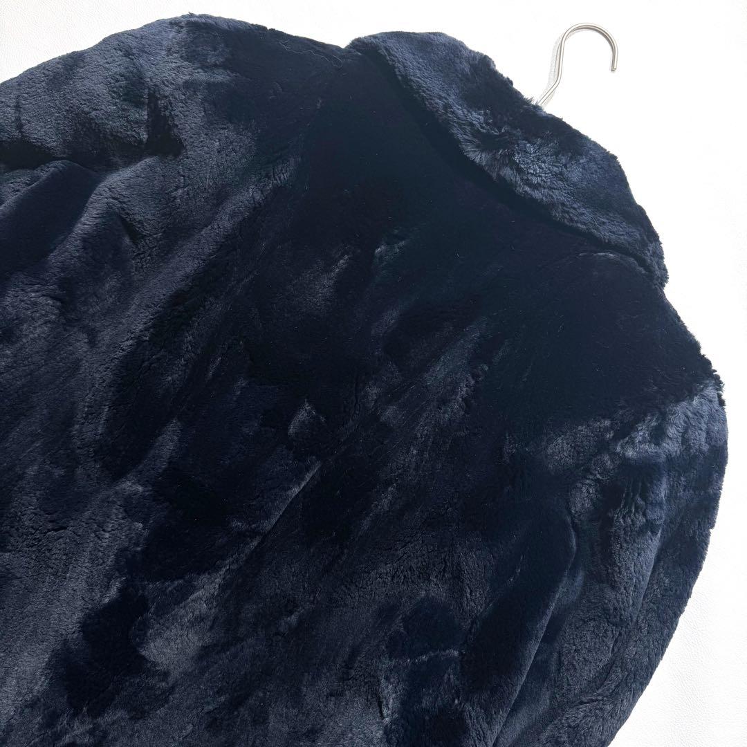 カナダセレクトビーバー リアルファー ファーコート 本毛皮 金ボタン