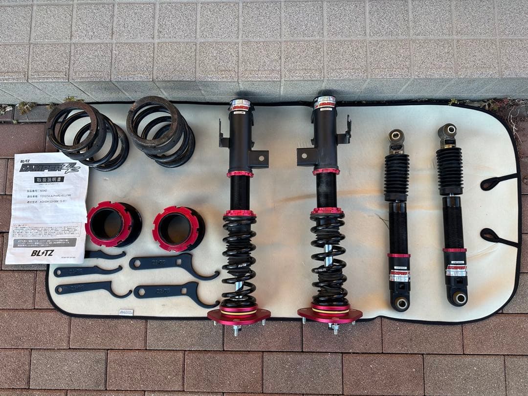 30 アルファード　BLITZ DAMPER ZZ 車高調整キット 92342