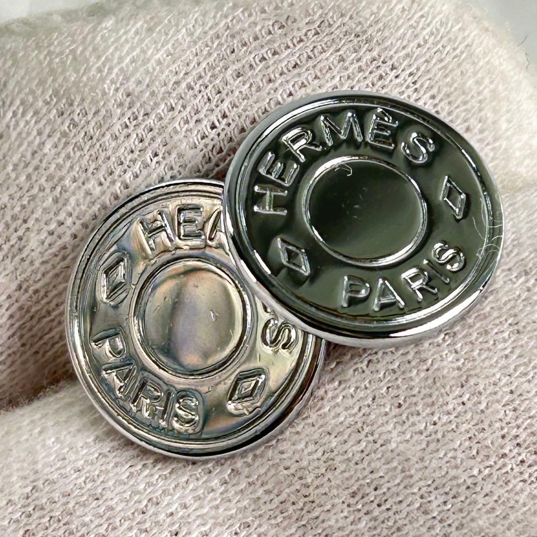 星*様 HERMES エルメス　セリエ　カフス　カフリンクス　シルバー