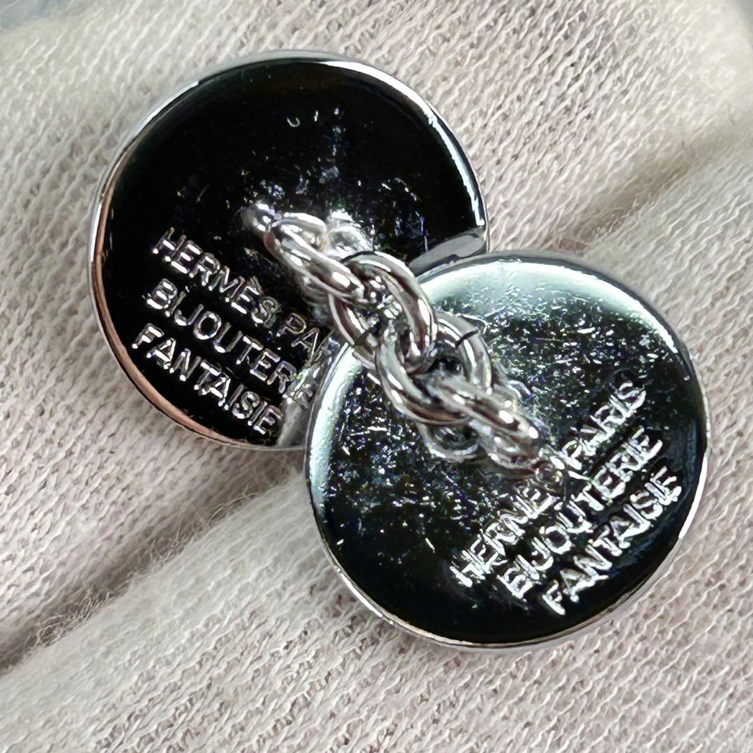 星*様 HERMES エルメス　セリエ　カフス　カフリンクス　シルバー