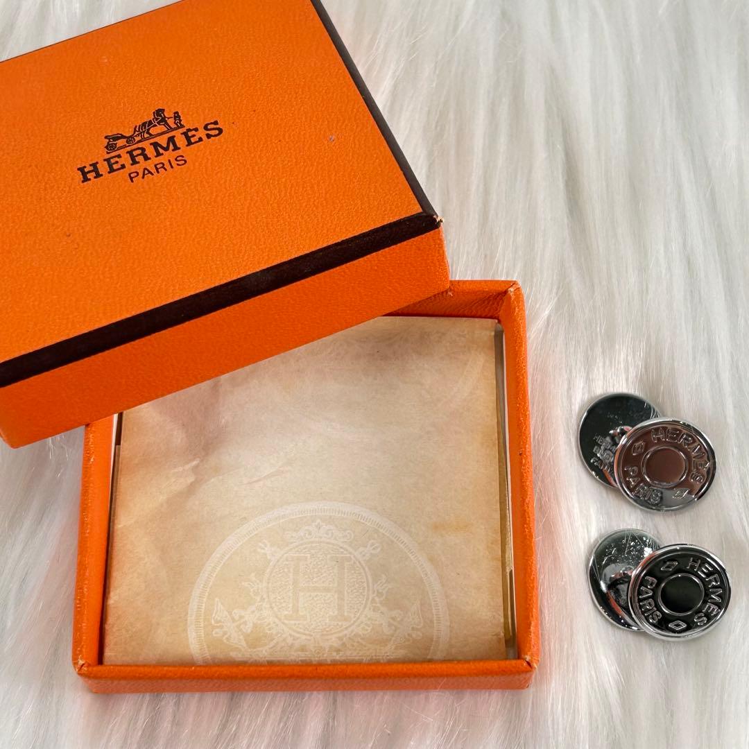 星*様 HERMES エルメス　セリエ　カフス　カフリンクス　シルバー