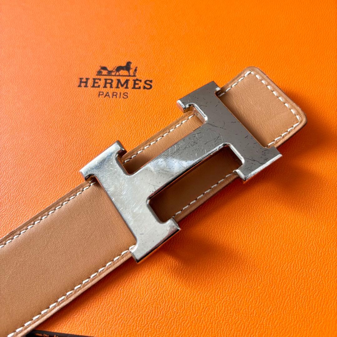 HERMES バックル トゥアレグ H リバーシブルベルト 2セット