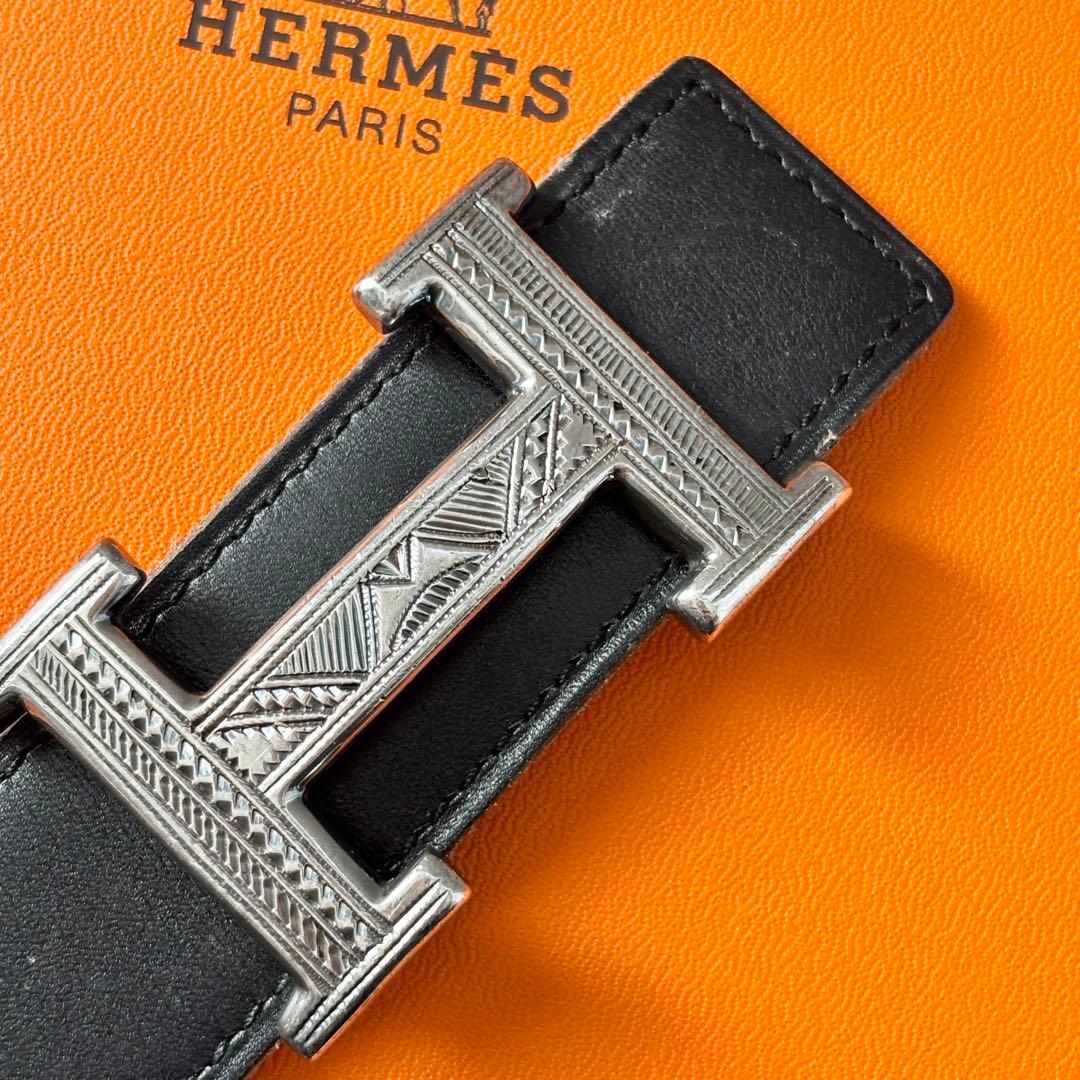 HERMES バックル トゥアレグ H リバーシブルベルト 2セット