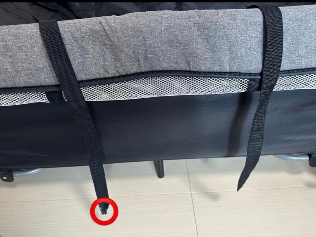 ベビーベッド john life 折りたたみ可 プレイヤード