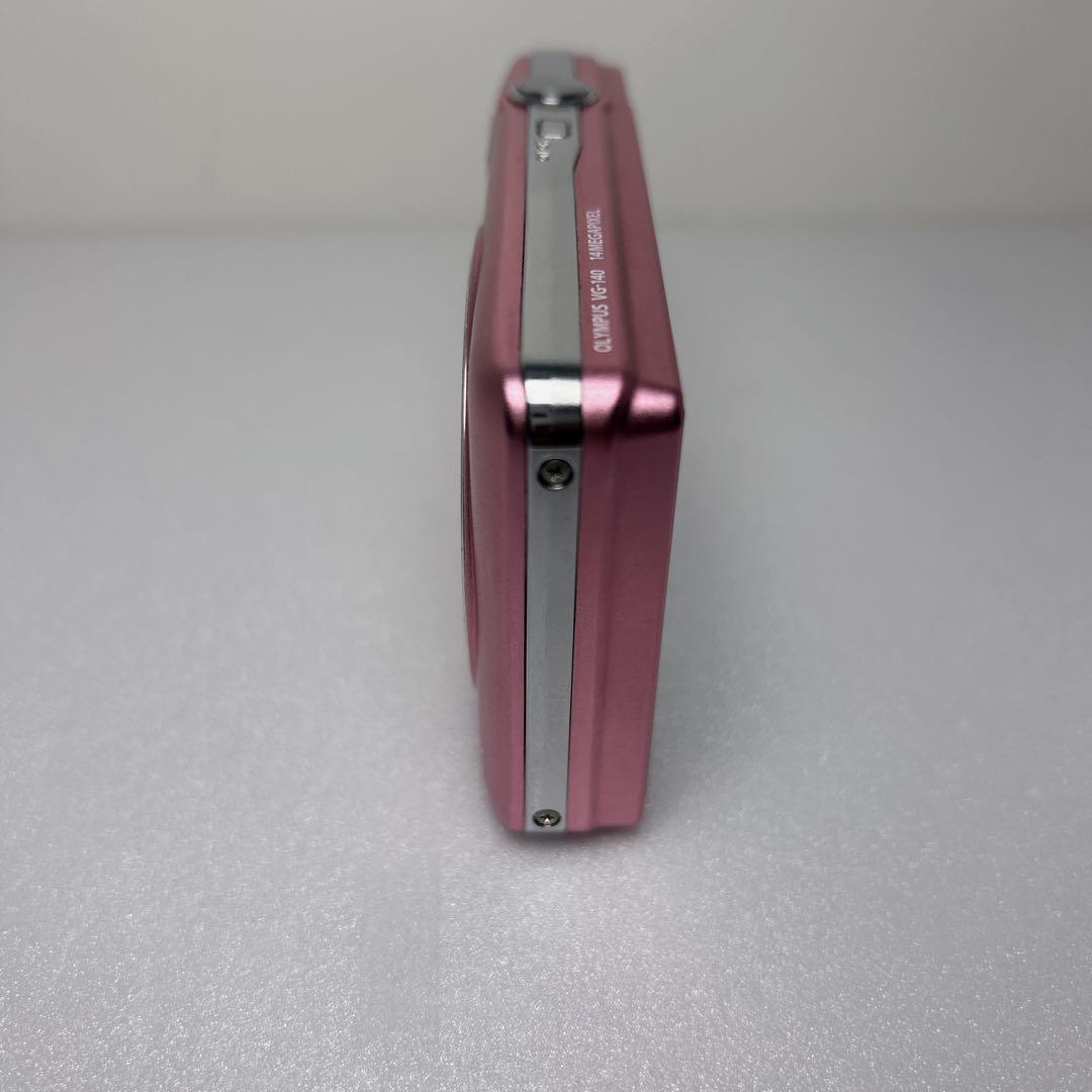 【美品】OLYMPUS デジカメ VG-140 ピンク コンデジ オリンパス