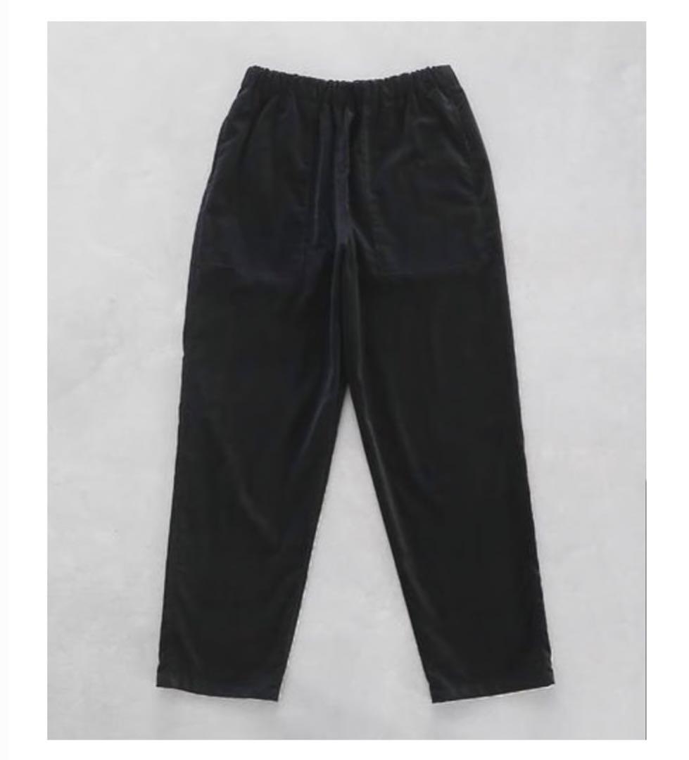 超希少◆ハウスHUIS ◆みじんコールイージーワークパンツ507◆ブラック