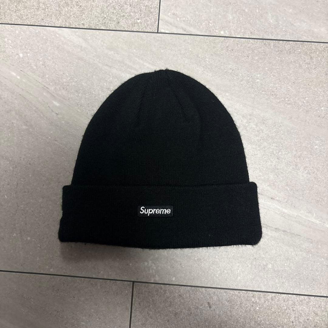 【Supreme】NEW ERA コラボ ビーニー・ニット帽 黒
