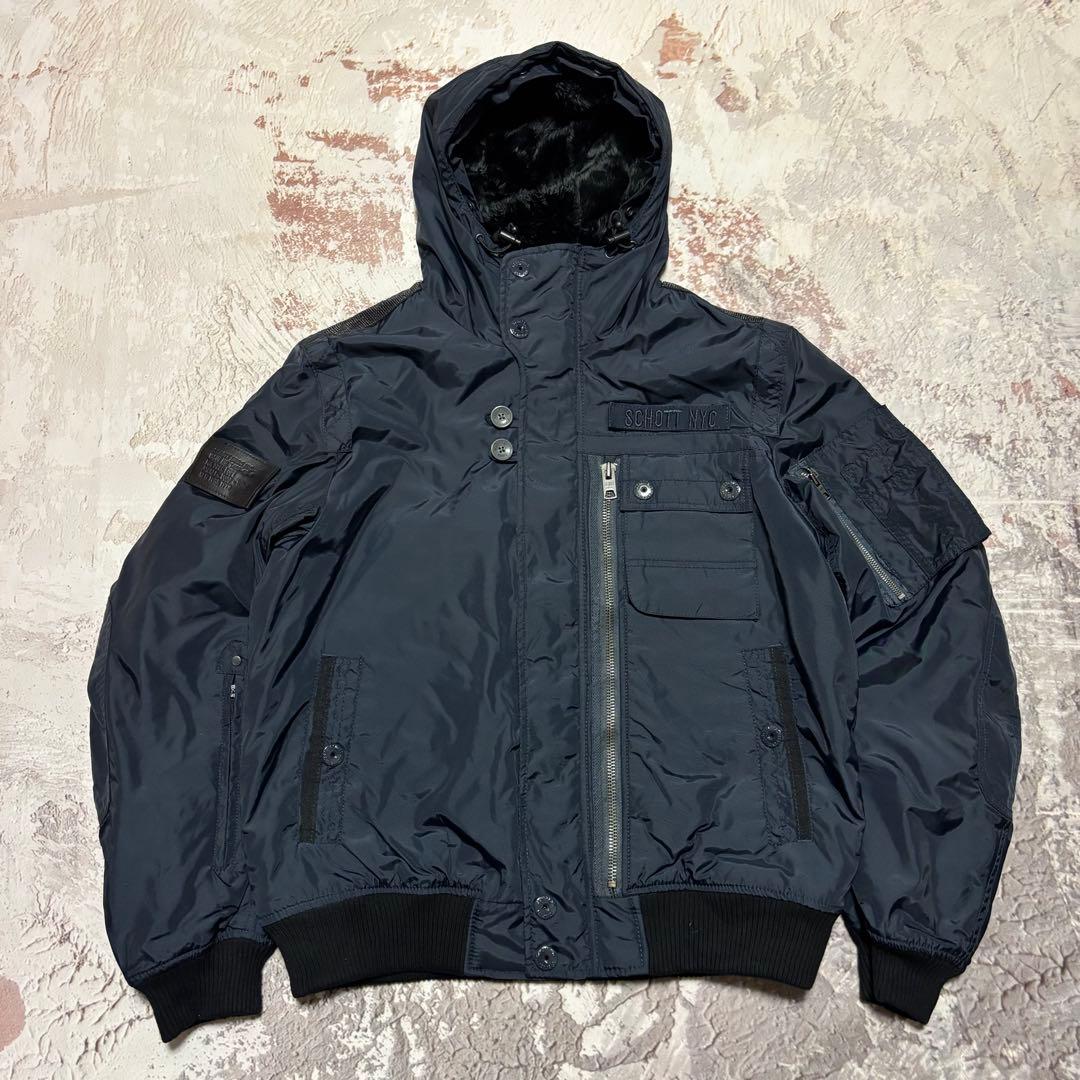 SCHOTT ショット MA-7 ボンバー フライトジャケット 中綿 M