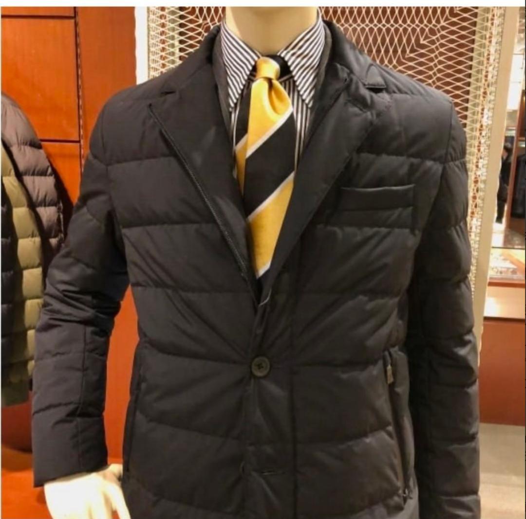 HERNO ヘルノ LAMINAR フーデッドダウンチェスターコート 48