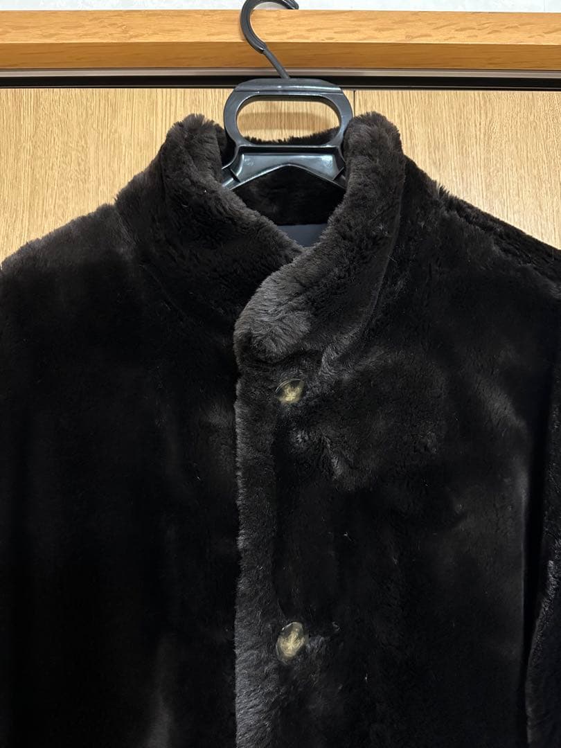 リバーシブル　ファーコート　ロングコート　古着　jones new york