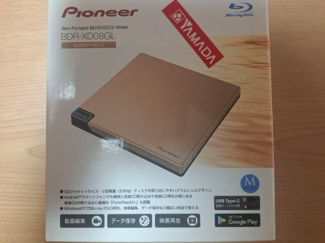 T*o様 パイオニア BDR-XD08GL ゴールド