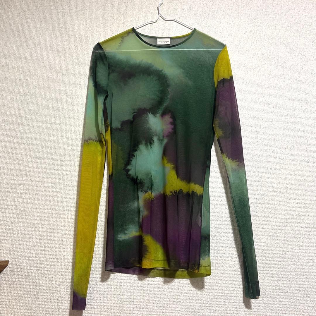 【希少】DriesVanNoten 22SS セカンドスキン メッシュトップス