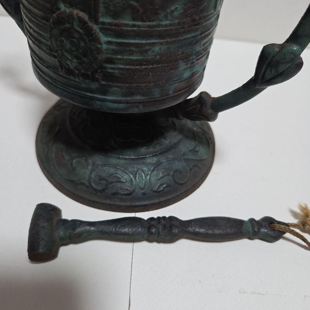 た*か様 青銅製装飾鐘　ハンマー　釣り鐘　仏教美術
