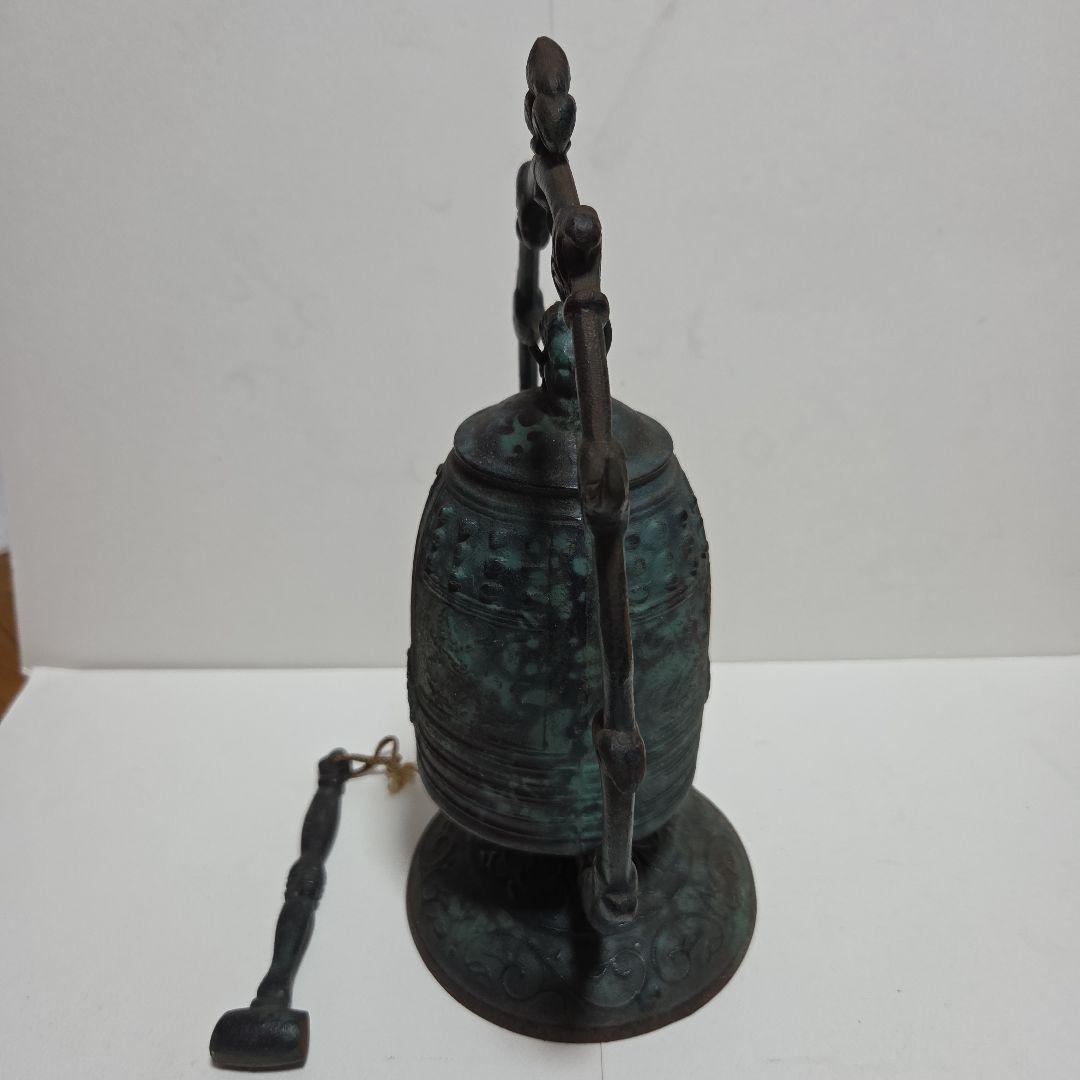 た*か様 青銅製装飾鐘　ハンマー　釣り鐘　仏教美術