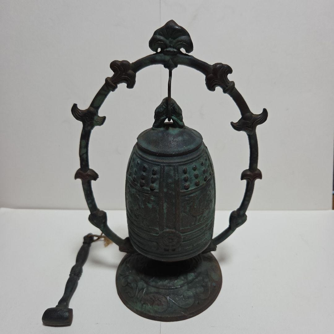 た*か様 青銅製装飾鐘　ハンマー　釣り鐘　仏教美術