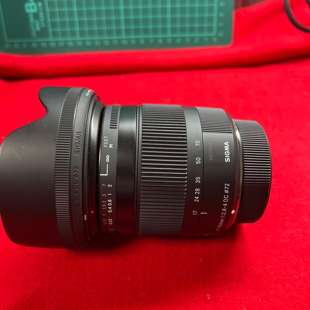 SIGMA 17-70F2.8-4DCMACRO ニコン用APS-C使用+FTZ