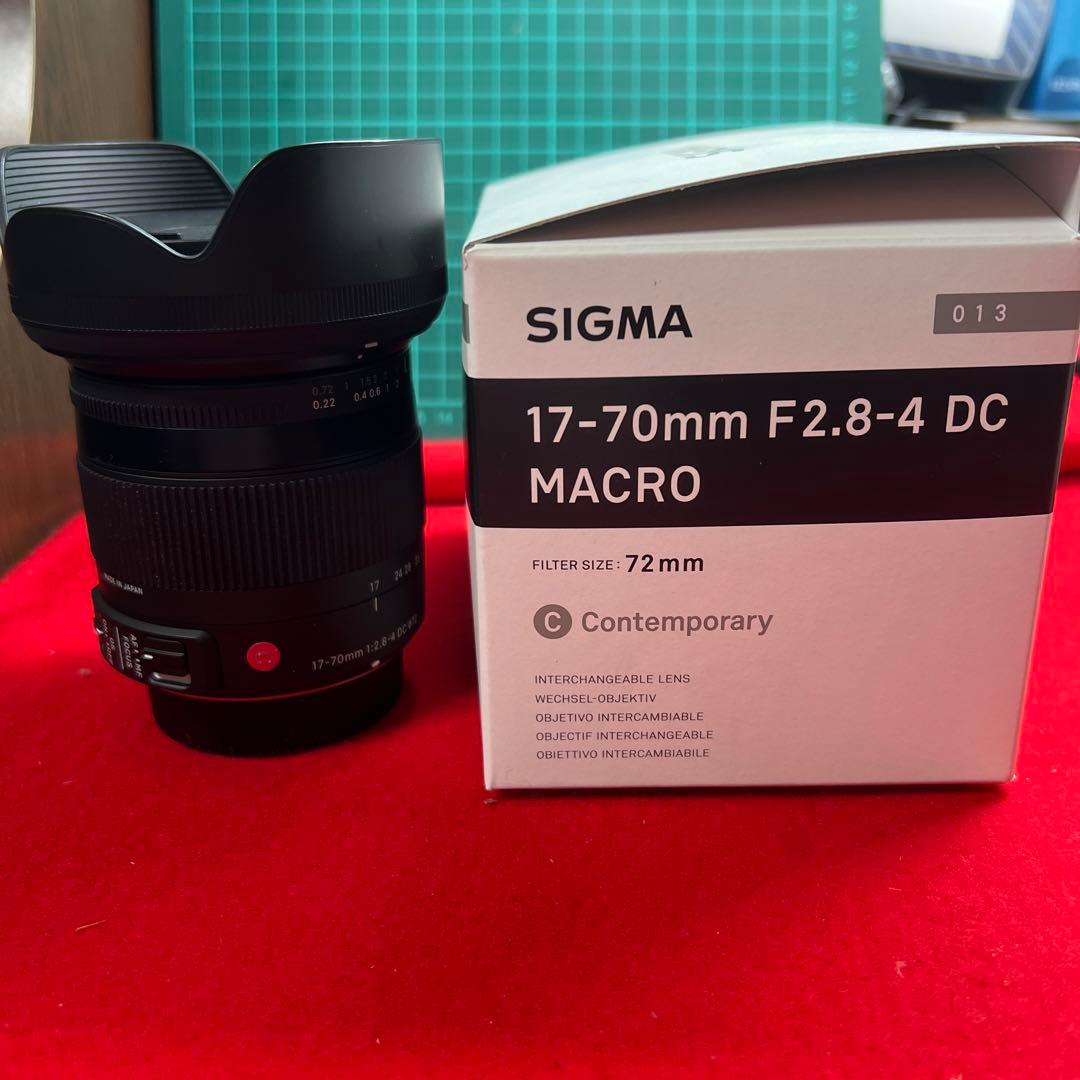 SIGMA 17-70F2.8-4DCMACRO ニコン用APS-C使用+FTZ