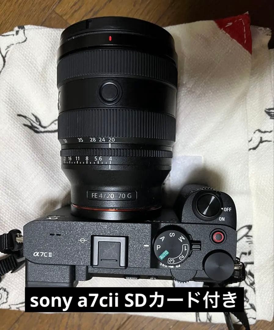 SONY α7cii／ FE 20-70mm F4 G +SDカード+おまけ