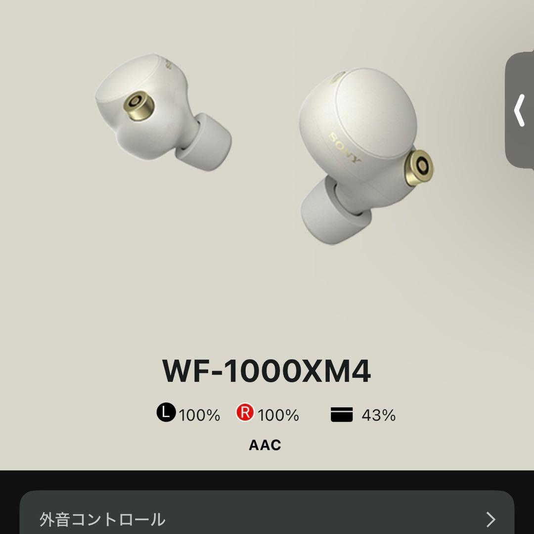 WF-1000XM4 ワイヤレスイヤホン Bluetooth