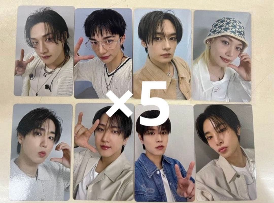 straykids スキズ　KARMA オフイベ　会場限定　トレカ　8種　×5