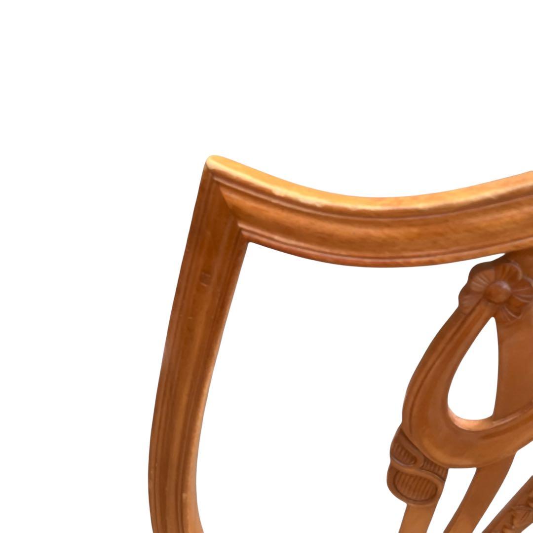 英国クラシック シールドバックチェア　マホガニー ダイニングチェア ヴィンテージ