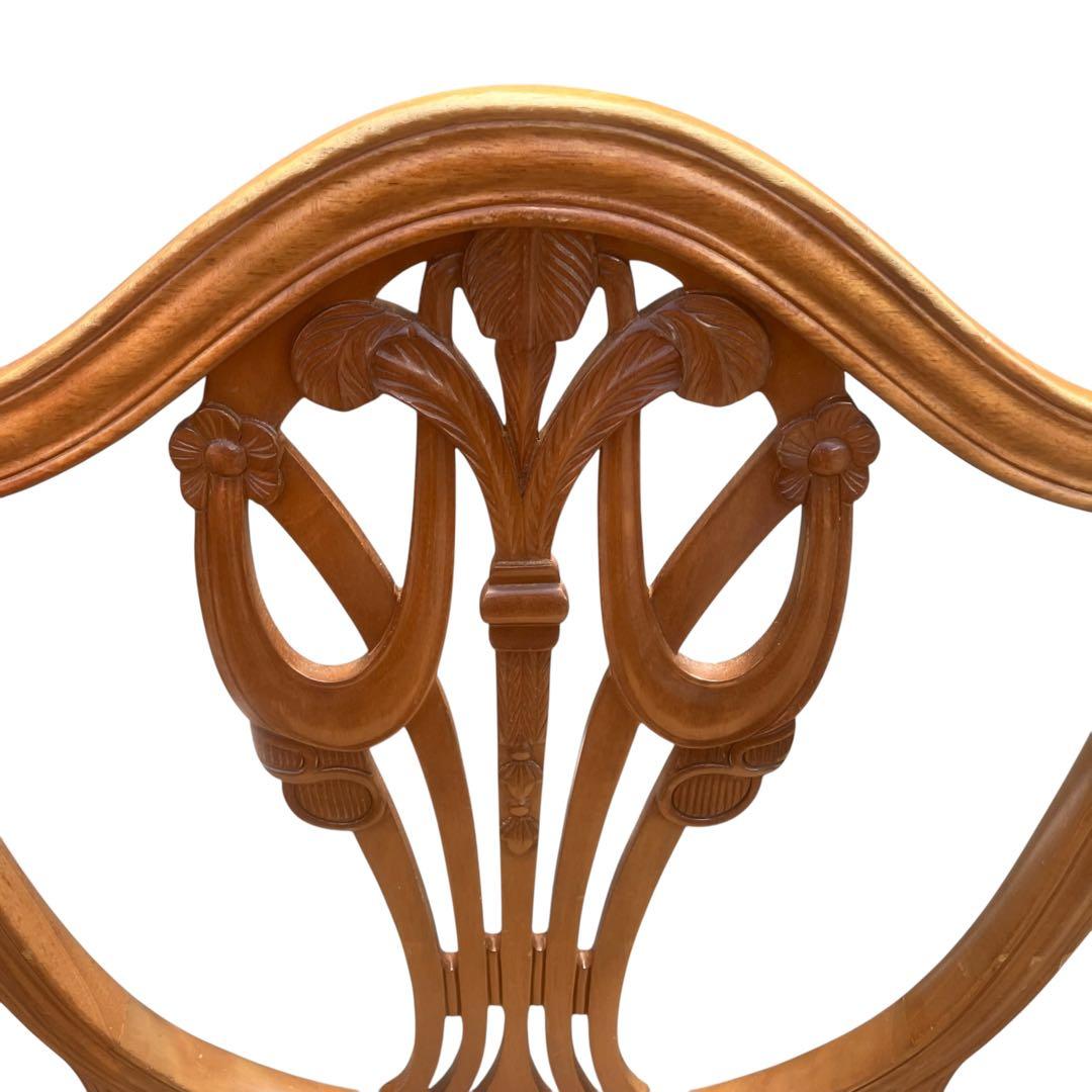 英国クラシック シールドバックチェア　マホガニー ダイニングチェア ヴィンテージ