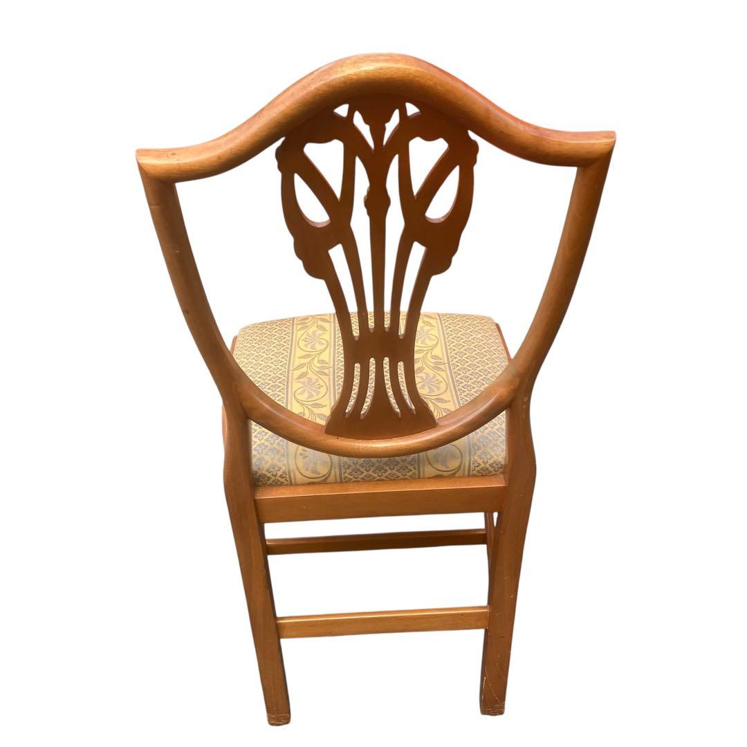 英国クラシック シールドバックチェア　マホガニー ダイニングチェア ヴィンテージ