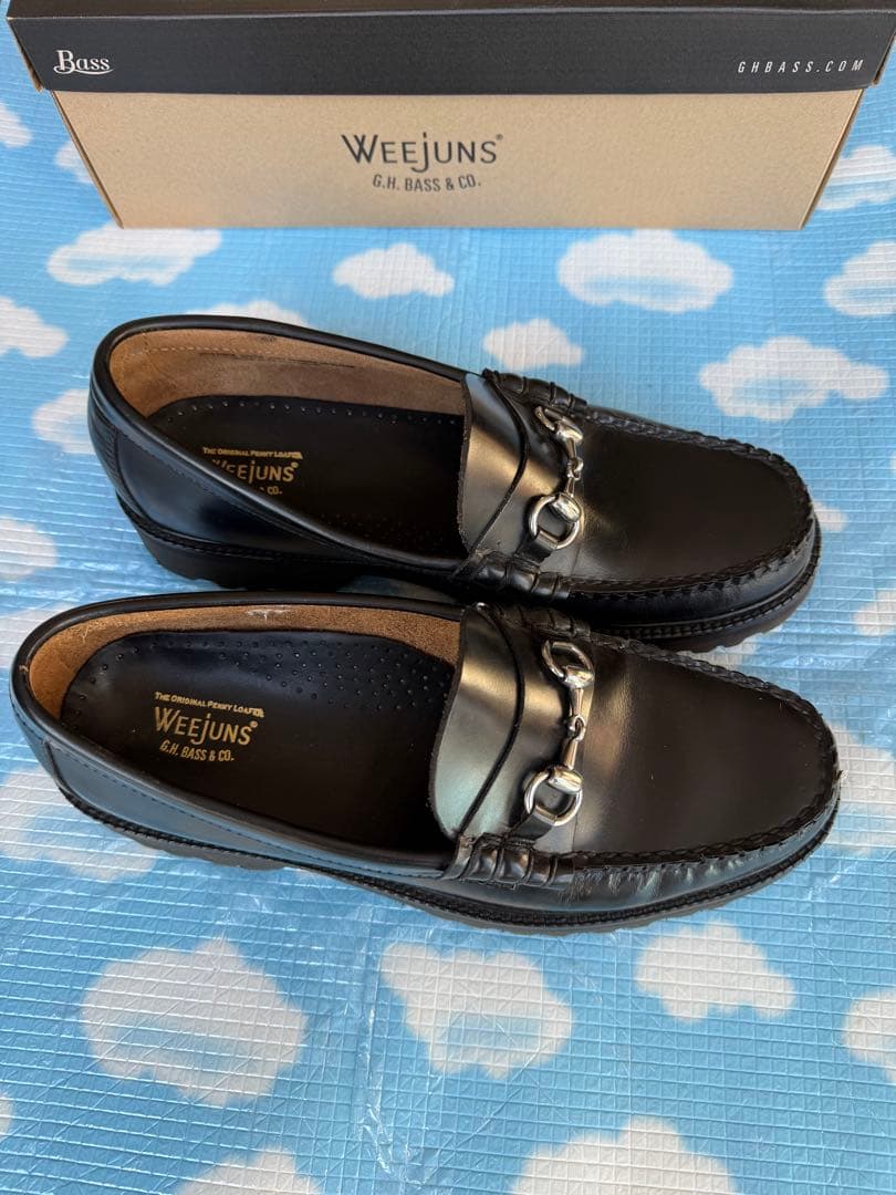 使用1回のみghbassビットローファーweejuns lincoln us9