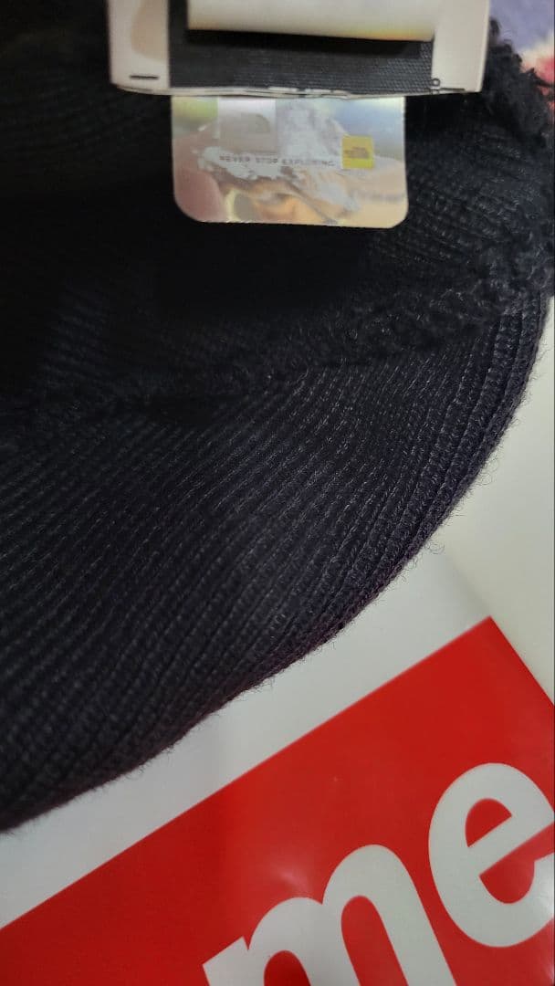 Supreme×THE NORTH FACE ビーニー ブラック