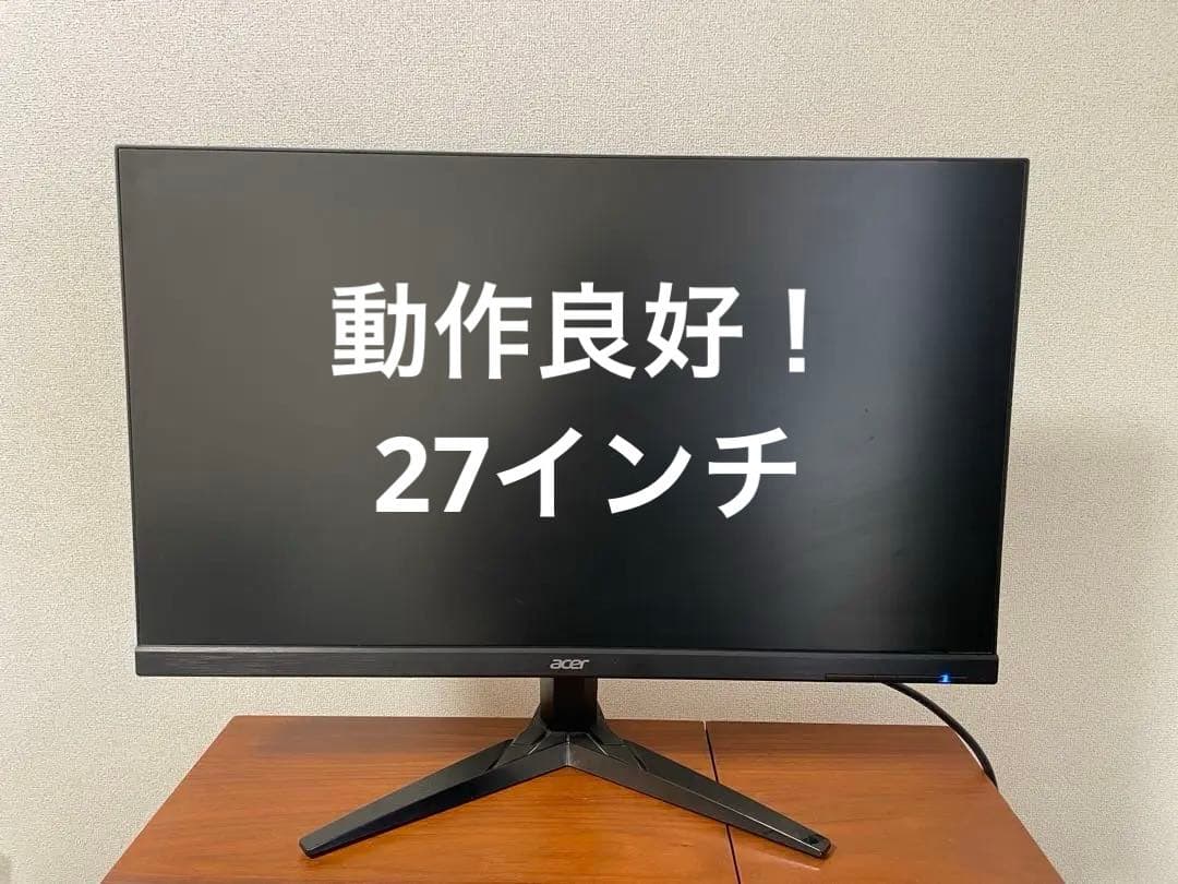 Acer 27インチ ゲーミングモニター KG271 bmiix 動作良好