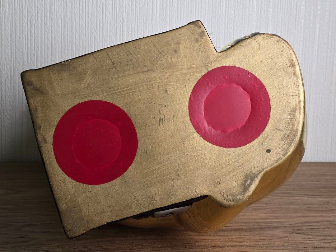 招き猫 両手上げ ゴールド 福 縁起物 貯金箱 億万両