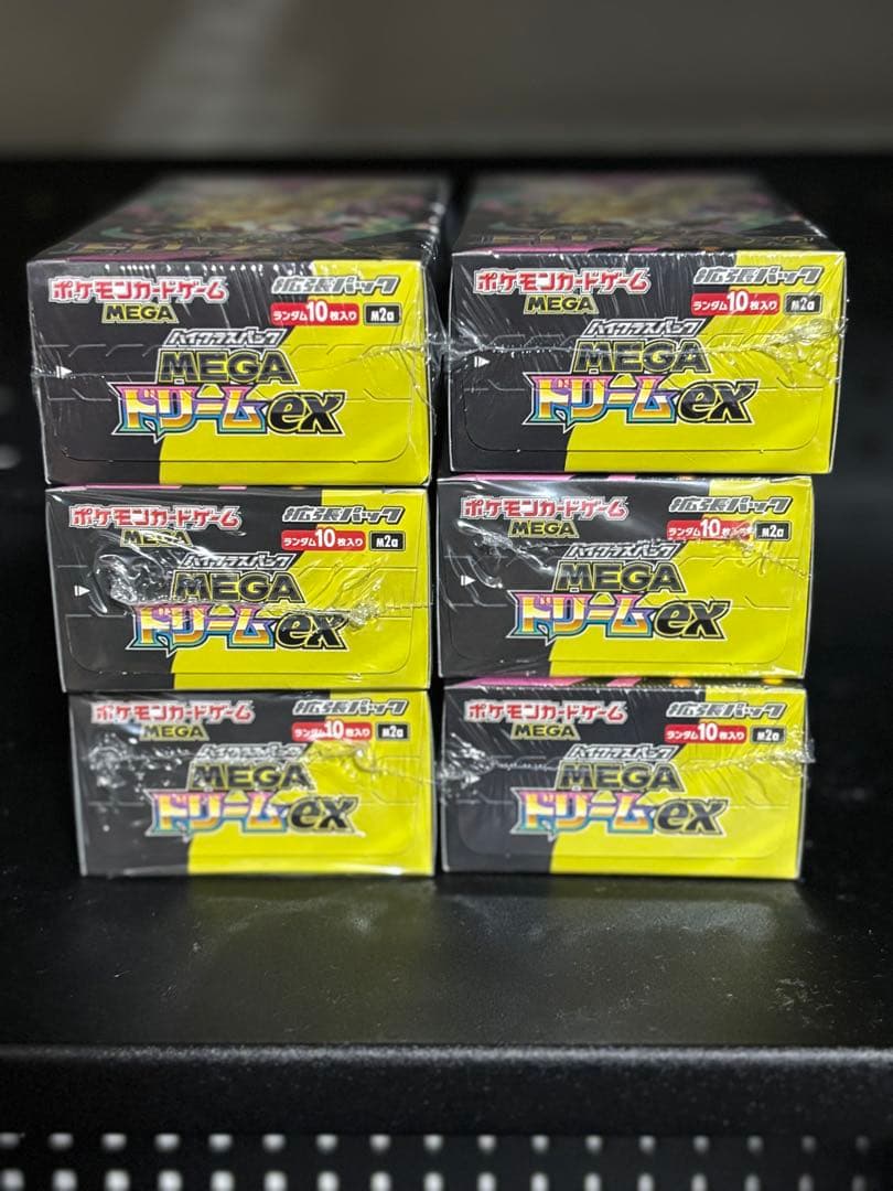 ポケモンカード MEGAドリームex 6box シュリンク付
